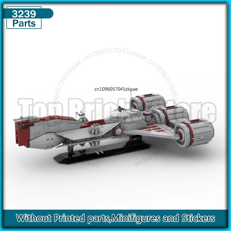 

Space Movie Frigate MOC Building Block Spaceship Starfighter Creative Educational Model Bricks Sets Display Collection Toys Gift