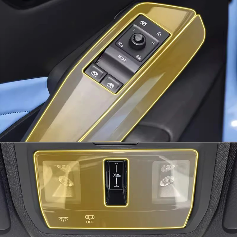 Pre-cut Car Interior Film for VW Volkswagen ID.3 2025 Auto Center Console Navigation Screen Anti-scratch Transparent PPF TPU view 4
