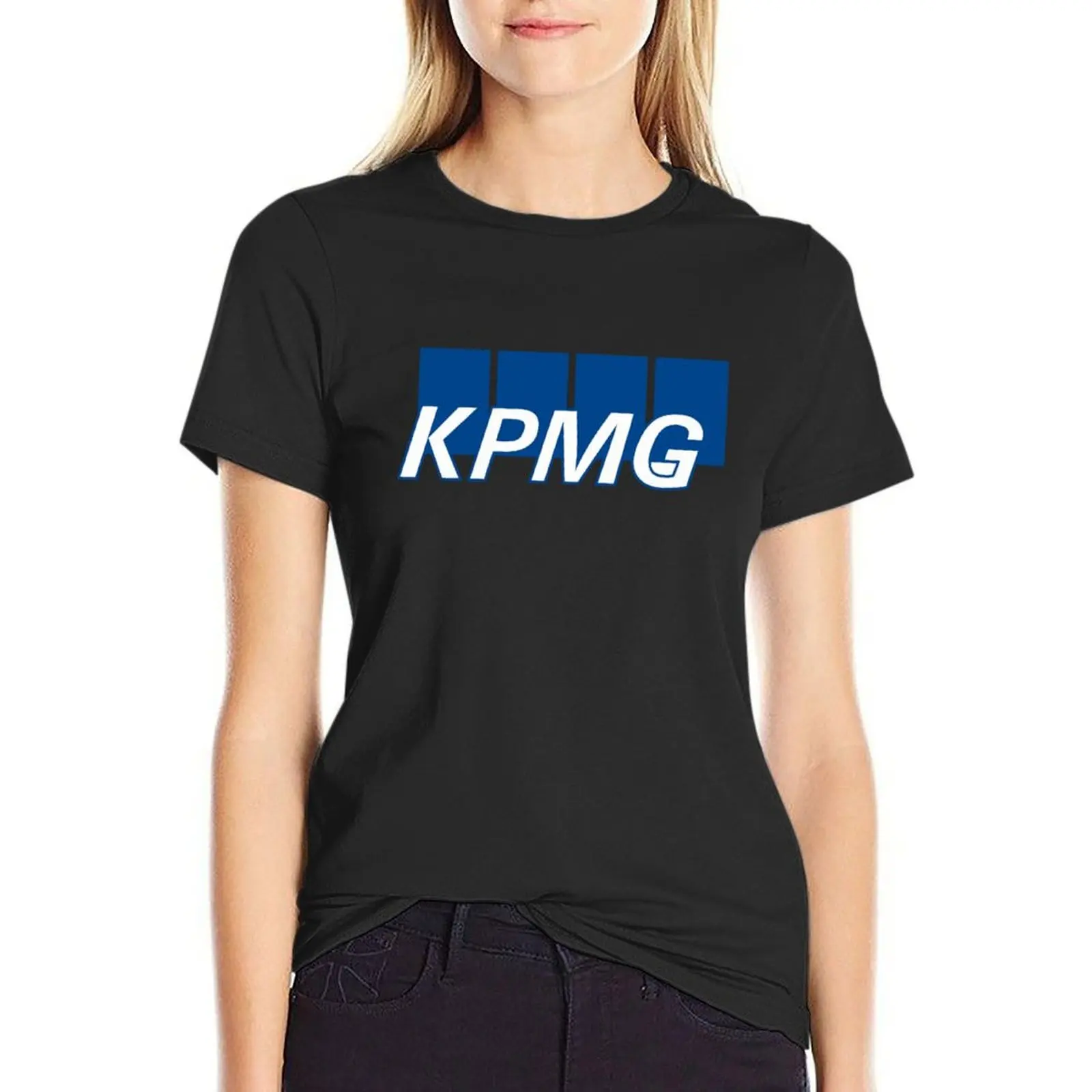 Retro Service KPMG T-Shirt lady clothes animal prinfor cute tops customs t-shirts for Women pack