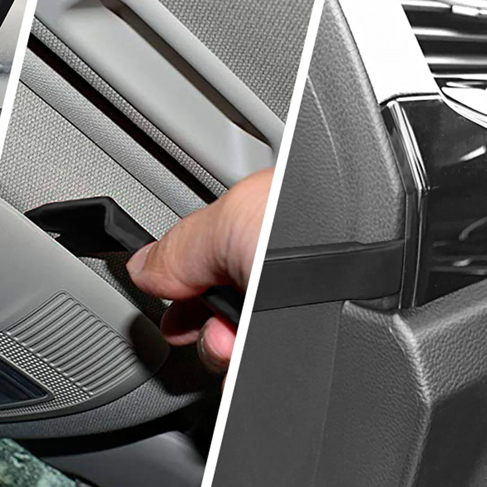 5/4 قطعة مجموعة إزالة الكسوة الداخلية للسيارة، أدوات إزالة عدم الخدش للوحة الباب، لوحة مشبك السيارة وتفكيك لوحة القيادة الصوتية