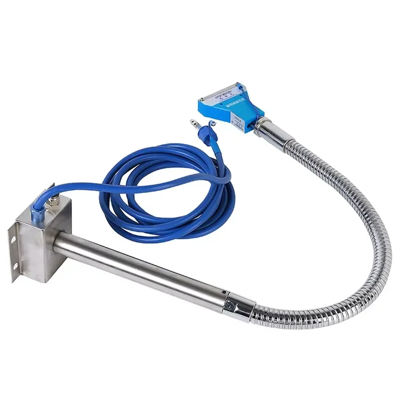 China Best Selling Stainless Steel Industrial Use AC Motor Static Electricity Eliminator Dust Remove Ionizing Air Nozzle