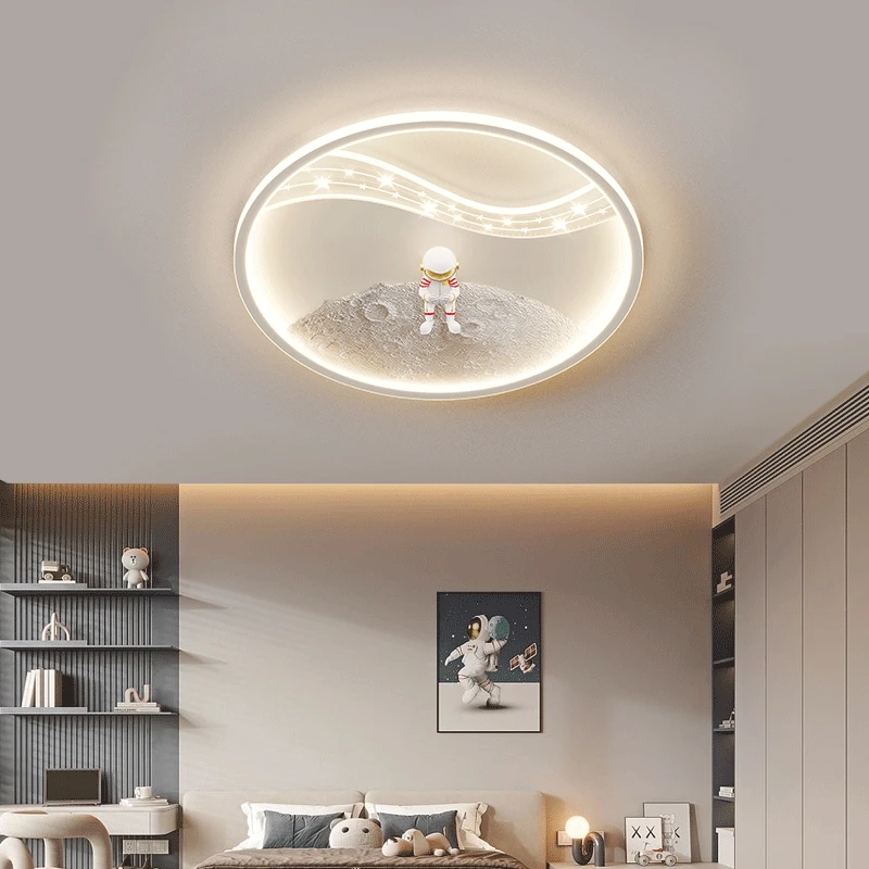 Imagem -06 - Luz de Teto Criativa para Crianças Lâmpada de Quarto Moderna Minimalista Iluminação Interior Decoração de Casa Menino e Menina