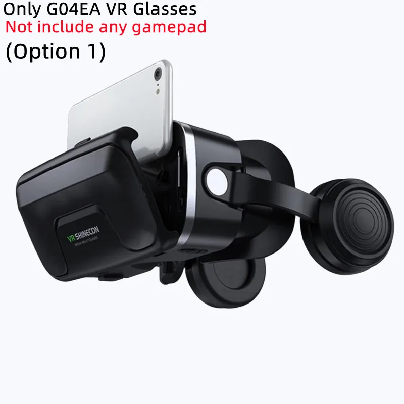 Originele Virtual Reality VR Bril Doos Stereo 3D Video Google Kartonnen VR Headset Helm voor Mobiele Telefoon Max 7.2", Ondersteuning Gamepad