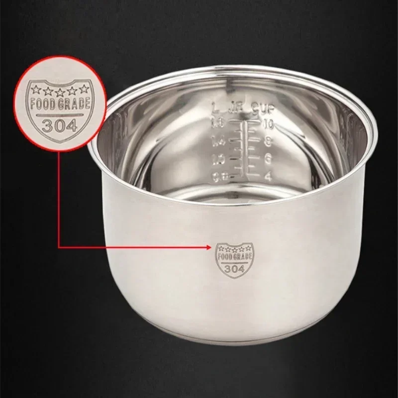 2-6L Rice Cooker Kitchen Food Cooker Lids Rice Cooker Non-stick Inner Cooking Pot Liner Container Replacement  Stove Cover