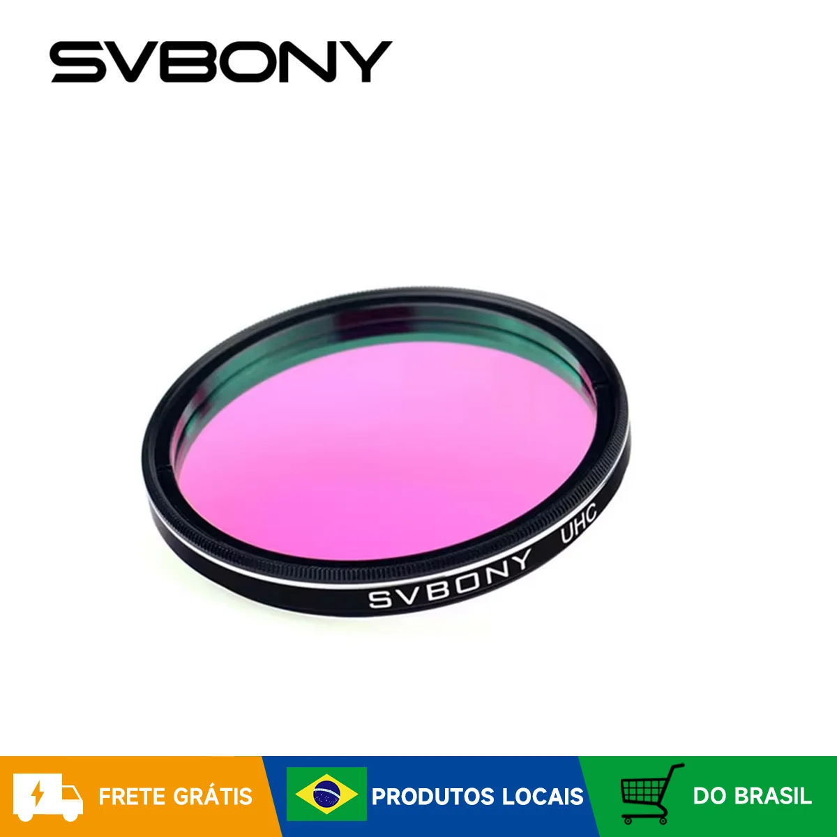 SVBONY Telescópio Profissional Filtro UHC de 2 '' para Observação de Objetos do Espaço Profundo Astronomia