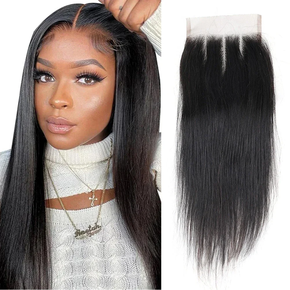 

Bone Straight Raw Hair Closure Transparent Lace Front Closure Only Natural Grade 12a Vietnamese Hair 4x4 Lace Closure 8-20 Inch