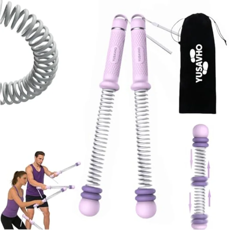 

Adjustable Ropeless Battle Ropes for Home Gym for Men and Women Quiet Air Resistance Heavy Duty Cordless Battle Rope Exercise R