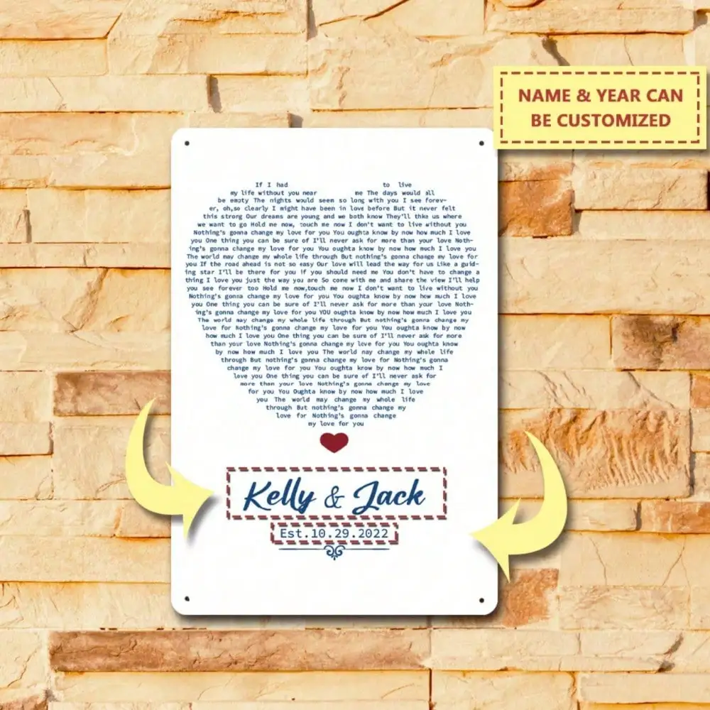 

Custom Iron Photo Metal Print Personalized Wall Art Home Decor Gift