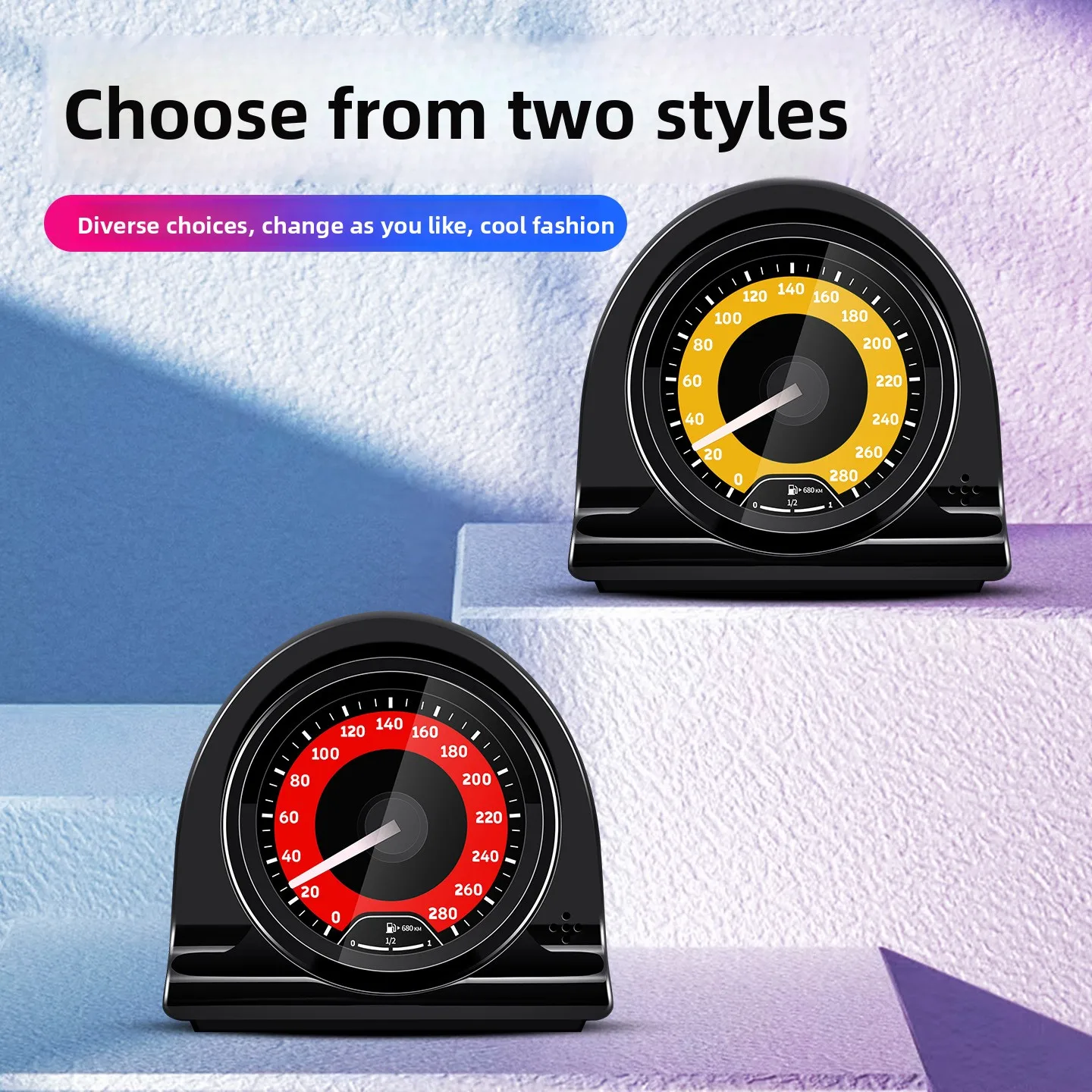 New car ambient light, instrument panel ornament, speedometer, music rhythm, metronome ambient, night light