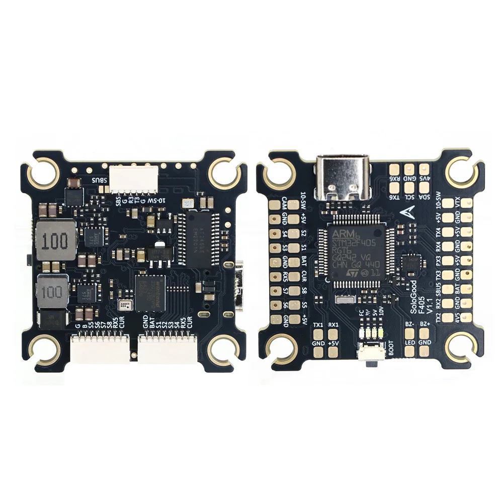 SoloGood F405 60A 2-6S 30,5X30,5mm pila (controlador de vuelo F405 + BLHELI_S 60A 4 en 1 ESC) para piezas de drones FPV Freestyle
