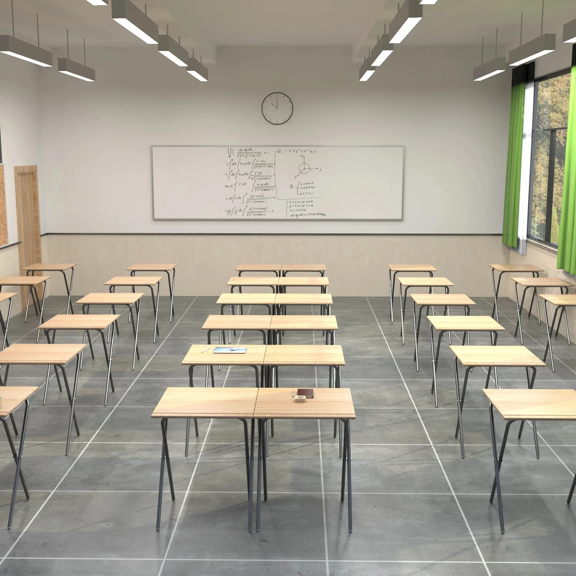 

A School Student Removable Folding Exam Desk Office Table