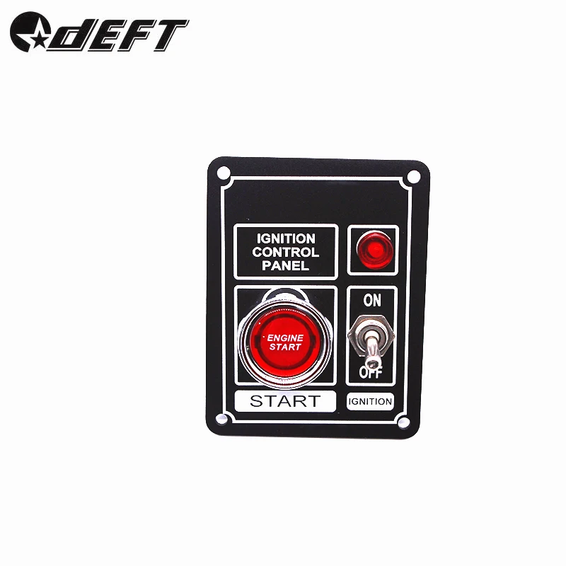 engine start button LED toggle switch Auto parts new aluminium alloy combination panel switch with indicator light