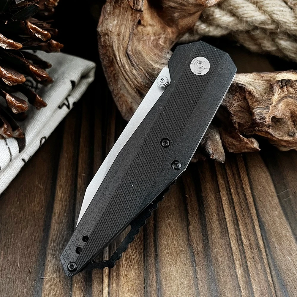المحمولة EDC سكين للفرد التخييم في الهواء الطلق شواء الصيد فائدة سكين جيب البرية الصيد بقاء مغامرة سكين مدمج #5