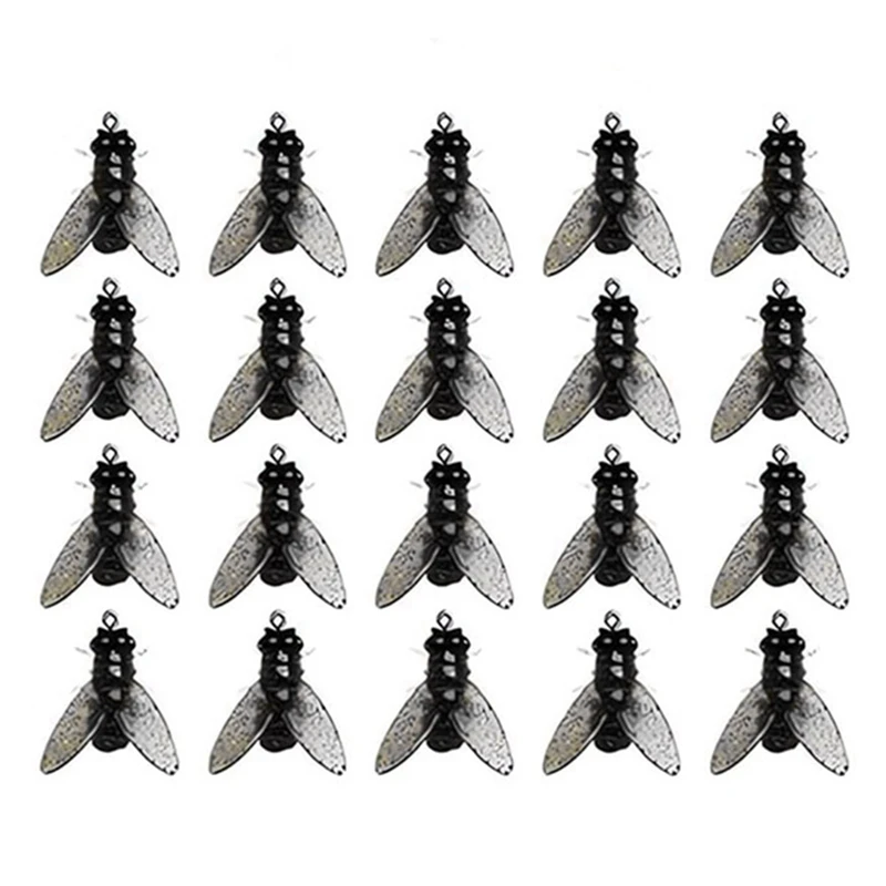 Bionic Fly Fishing Bait (20PCS) - 2024 New Trout Jigs Swimbaits Dry Flies Bass Fly Fishing Lures Kit