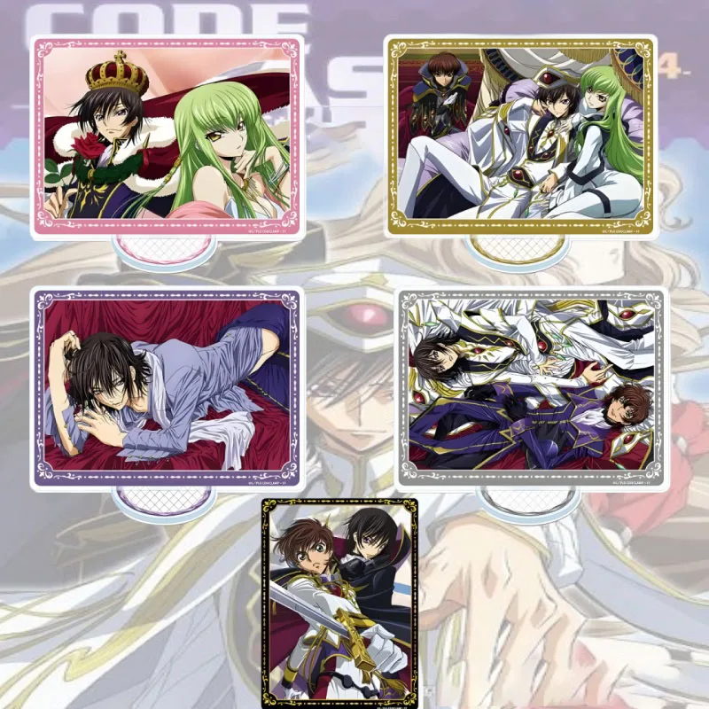 Code Geass: Lelouch of the Rebellion 15CM Acrylic Figure Stand Figure Desktop Ornament Collecting Accessories Keychain