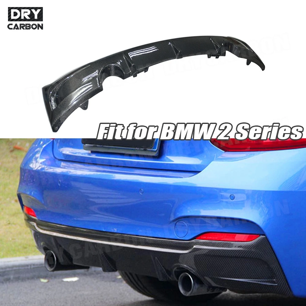 

Carbon Fiber Rear Bumper Lip Diffuser For BMW 2 Series F22 220i 228i 235i M235i M sport 2014-2017 E Style FRP Rear Diffuser