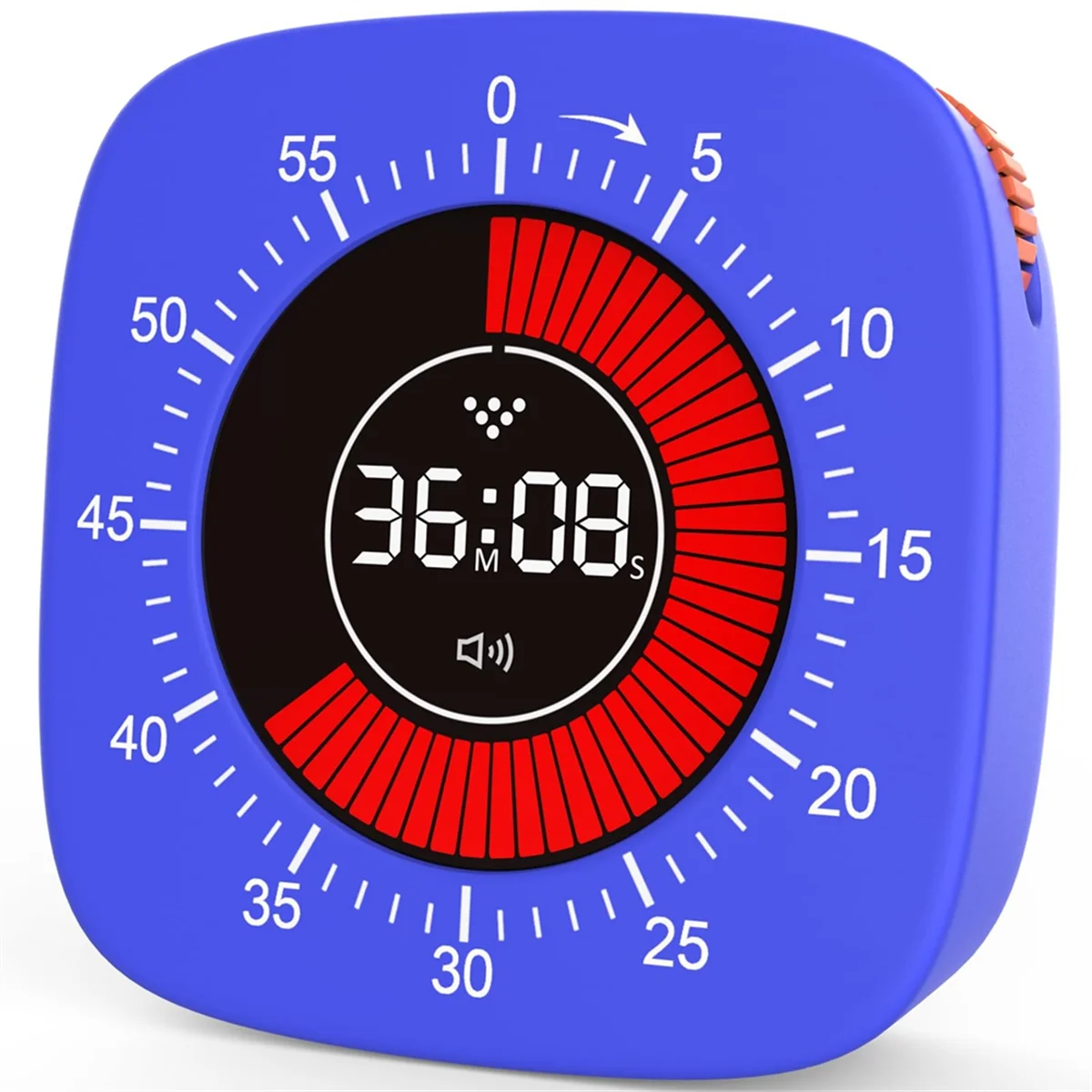 Visual for Kids,Digital with 60-Minute Countdown, Silent for Desk Clock for Studying, Teaching A