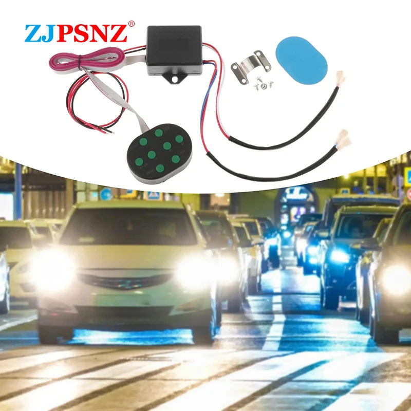 12 V 8 Töne Musical Air Horn Elektrische Schnecke Horn Für Fahrzeuge Motorräder Auto Mit 8 Sounds Control Box taste Universal – Detail 21