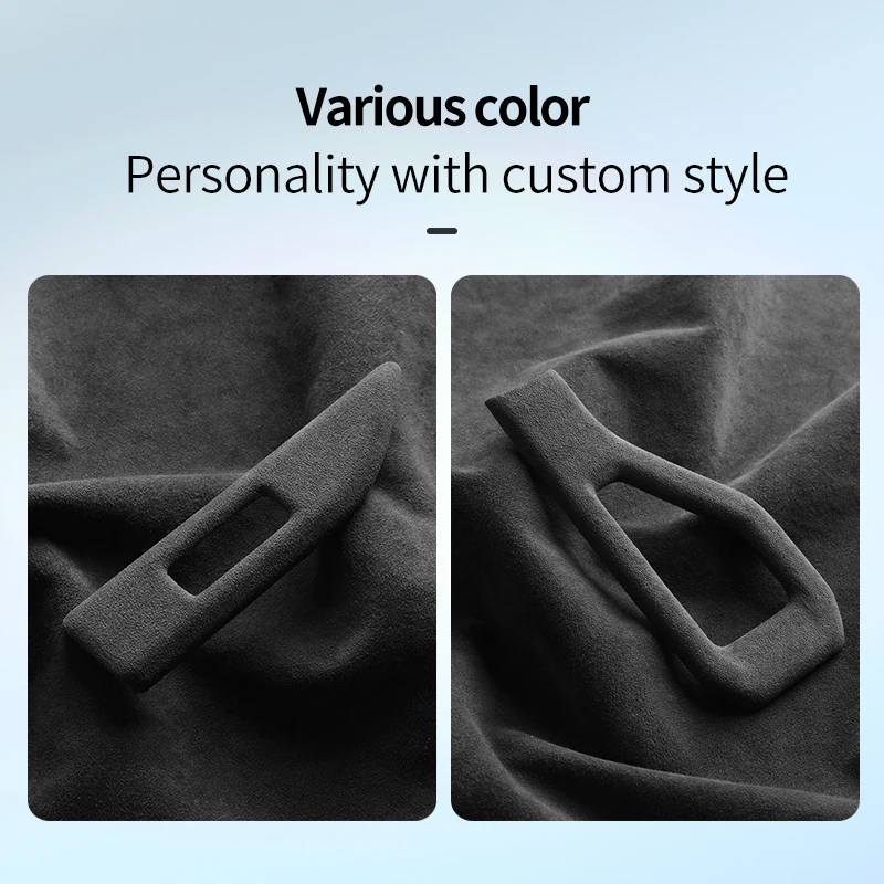 

For Jetour Traveler T2 2023 2024 2025 Alcantara Suede Car Door Inner Handle Panel Trim Strip Cover Door Interior Car Accessories
