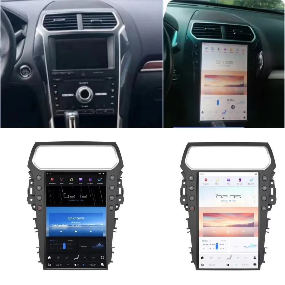 

15.6 Inch Android For Ford Explorer 2011-2019 Car Video Player Radio GPS Navigation Stereo Multimedia Head Unit Screen Qualcomm