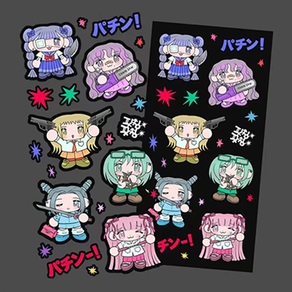 ملصقات Mookoo الكورية y2k فتاة حارة موحدة شخصية حساب اليد ملصق Ins عالية المظهر حافظة هاتف شعبية DIY بها بنفسك