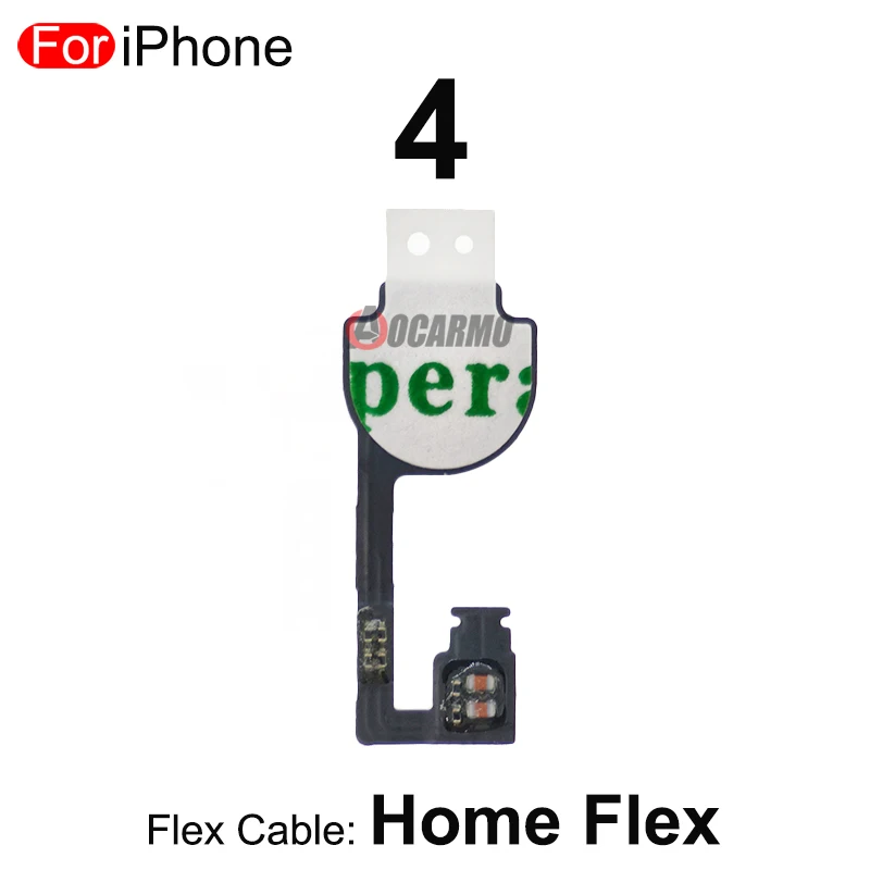 1Pcs Home Return Button Flex Cable Replacement Parts For iPhone 5C 4 4S image 3