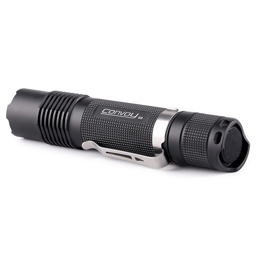 Convoy S8 Flashlight with Luminus SST40 Led Lanterna 18650 Torch Mini Flash Light Camping Lamp Fishing Latarka Work Lantern