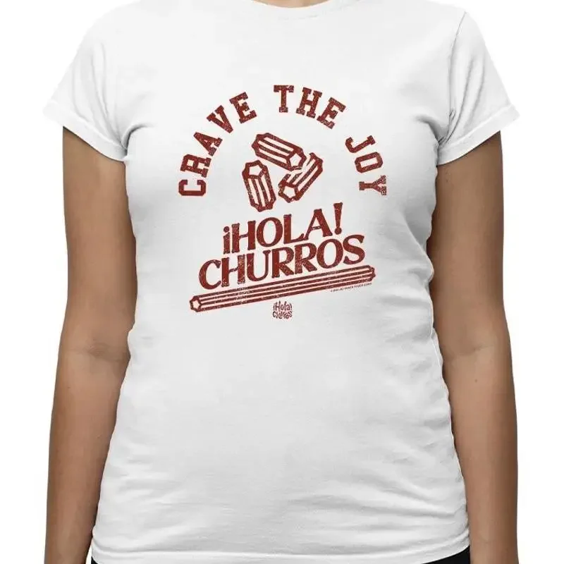 Crave The Joy Churro Art Retro Dessert Women's T shirt