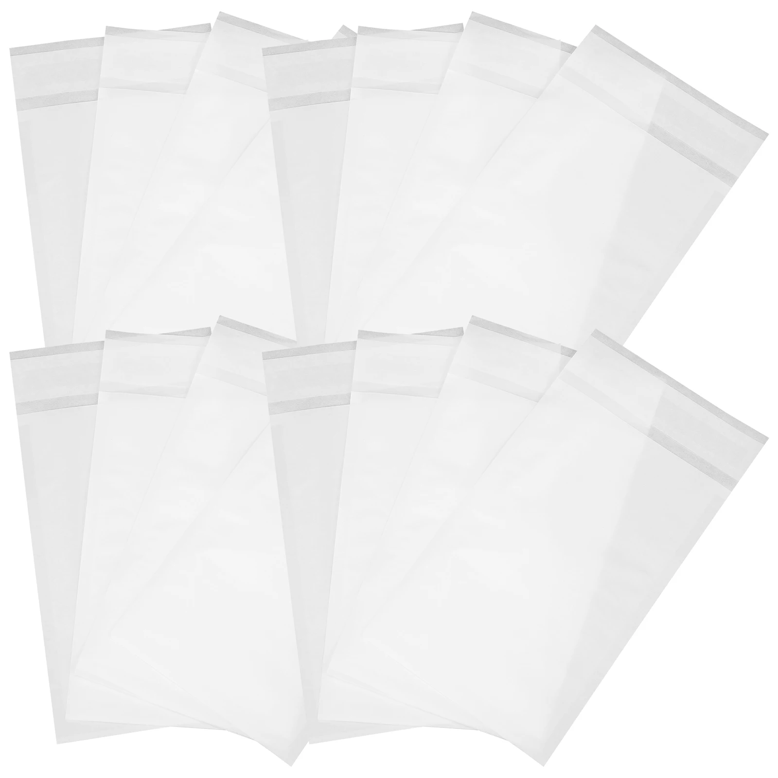 

100pcs Eco Friendly Wax Paper Bags Self Adhesive Sealing Packaging For Clothing Accessories Gifts Storage Bag