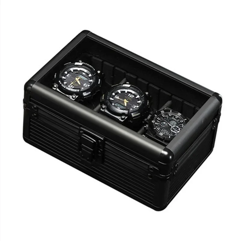 

Aluminum Alloy Watch Storage Box Display Watch Packaging Box