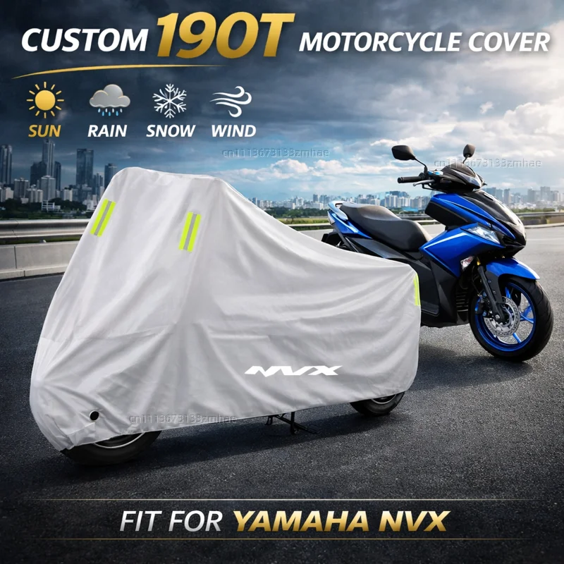 

Чехол для скутера Yamaha NVX 155 NVX155 Aerox 155 Aerox155, водонепроницаемый, сверхпрочный, для улицы, защита от дождя, пыли и солнца