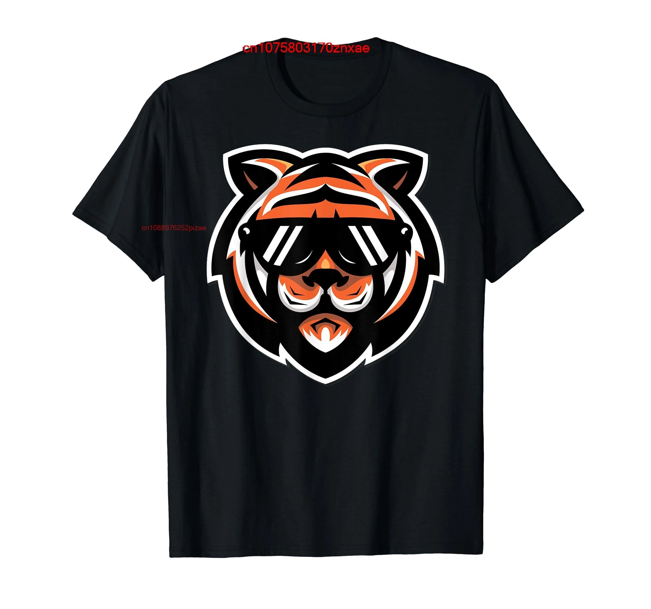 100% Cotton Cool Bengal Tiger with Sunglasses T-Shirt MEN WOMEN UNISEX T Shirts Size S-6XL