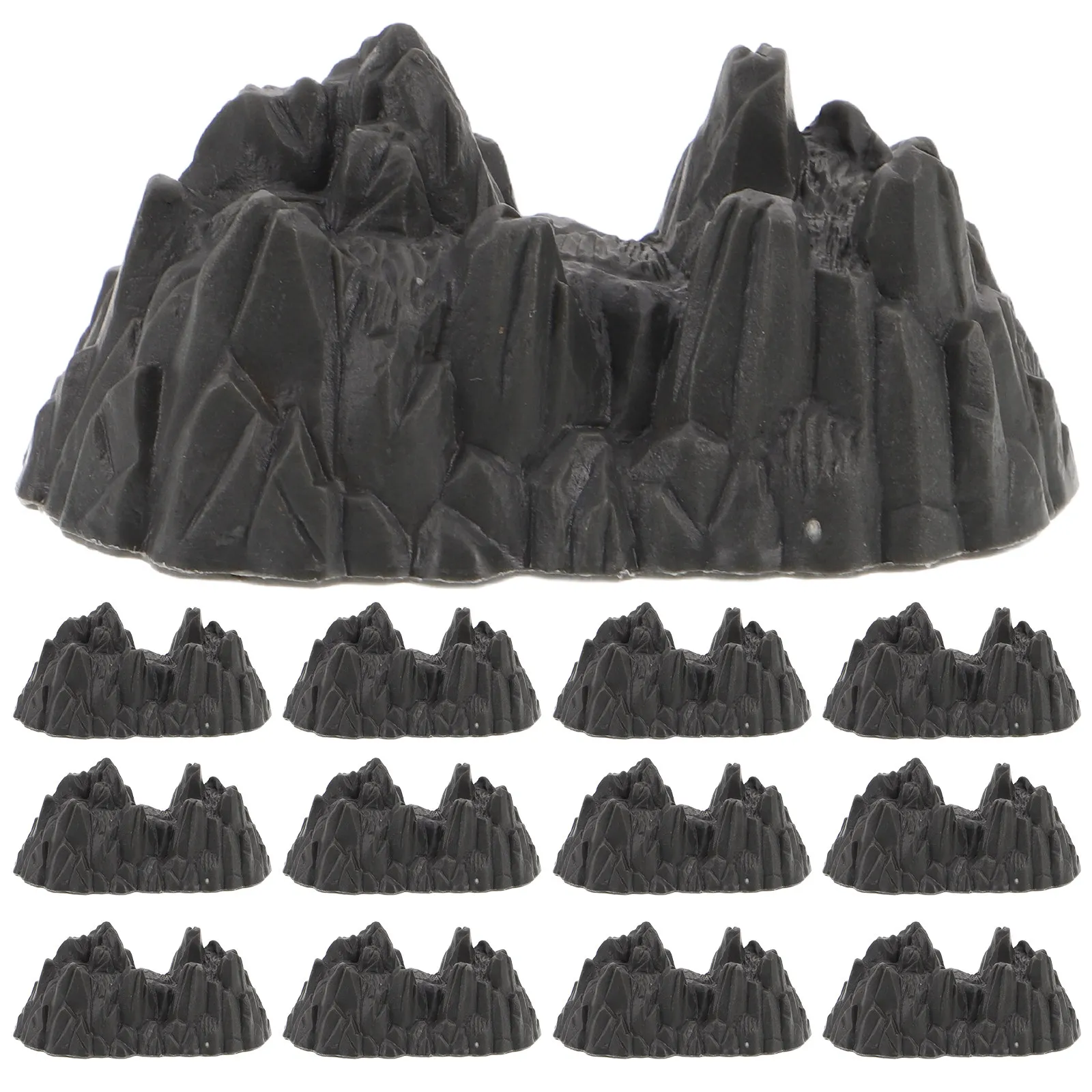 

100 шт. имитационных камней для декора: реалистичные искусственные камни для микроландшафтов, террариумов, ландшафтного дизайна бонсай, диорам, песочных композиций