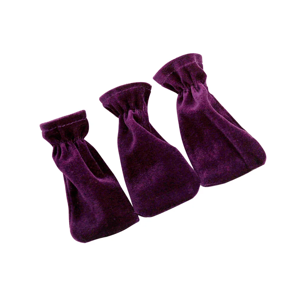 

3Pcs Piano Foot Covers Pleuche Soft Durable Elastic Band Protective Sleeve for Musical Instruments Piano Pedal Covers