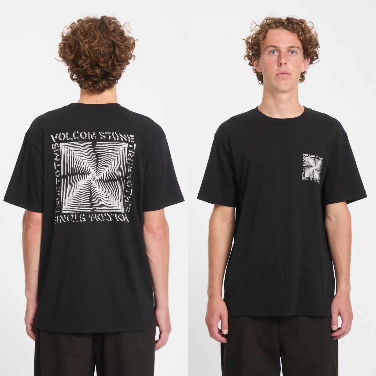 Voidstone Volcom Outdoor Extreme Sports Trend Brand Graphic T-Shirt Cotton Men Women Skater Surfers Streetwear Tee