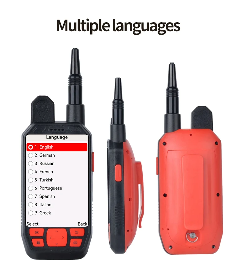 GUPTOMES 4G VHF GPS Dog Collar with Handheld Off-Grid Radio Tracking - Compass Navigation PDA Posture Bark MonitorAR