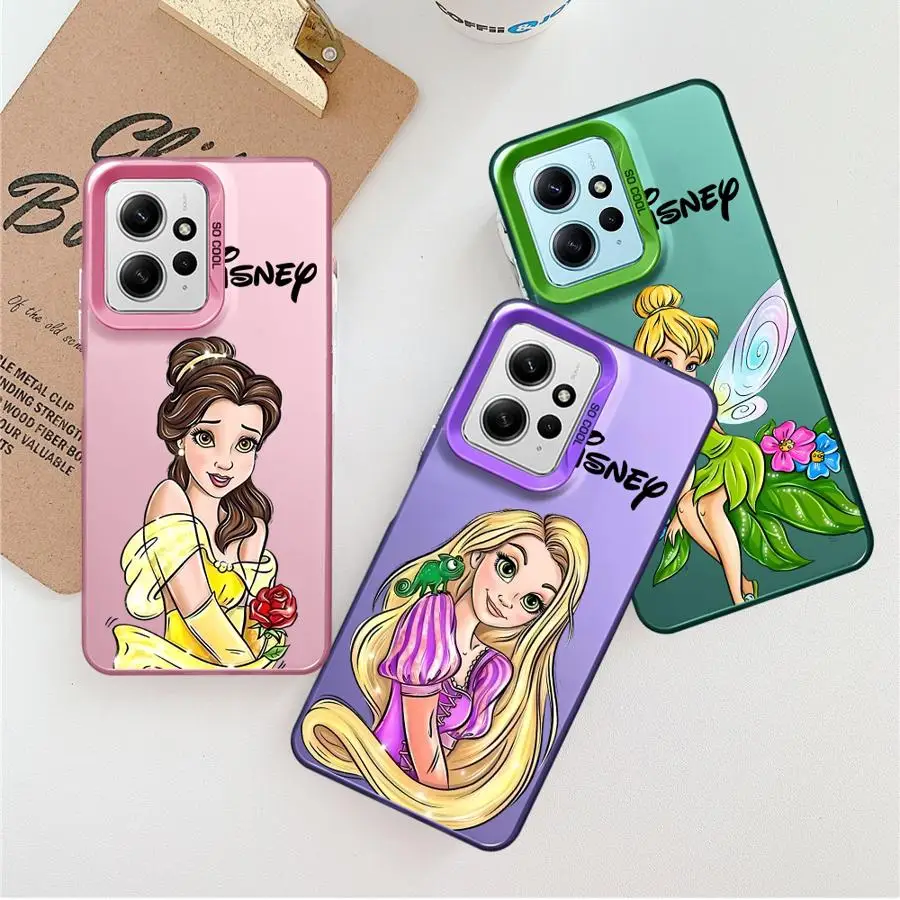 Disney Princess Phone Case for Xiaomi Redmi Note 12S 11s 13 11 Pro Plus 10 Pro 12 Pro 10s Soft Cover Shockproof