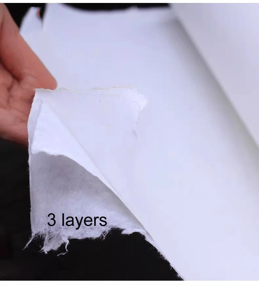 Top grade Chinese 2/3 layers Thick rice paper for Painting calligraphy Xuan zhi paper Art supply
