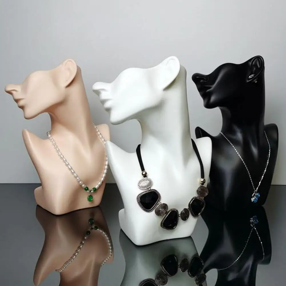 

Head Model Face Mannequin Head Jewelry Display Stand Necklace Earring Display Bust Mannequin Head Stand Shop Jewelry Organizer