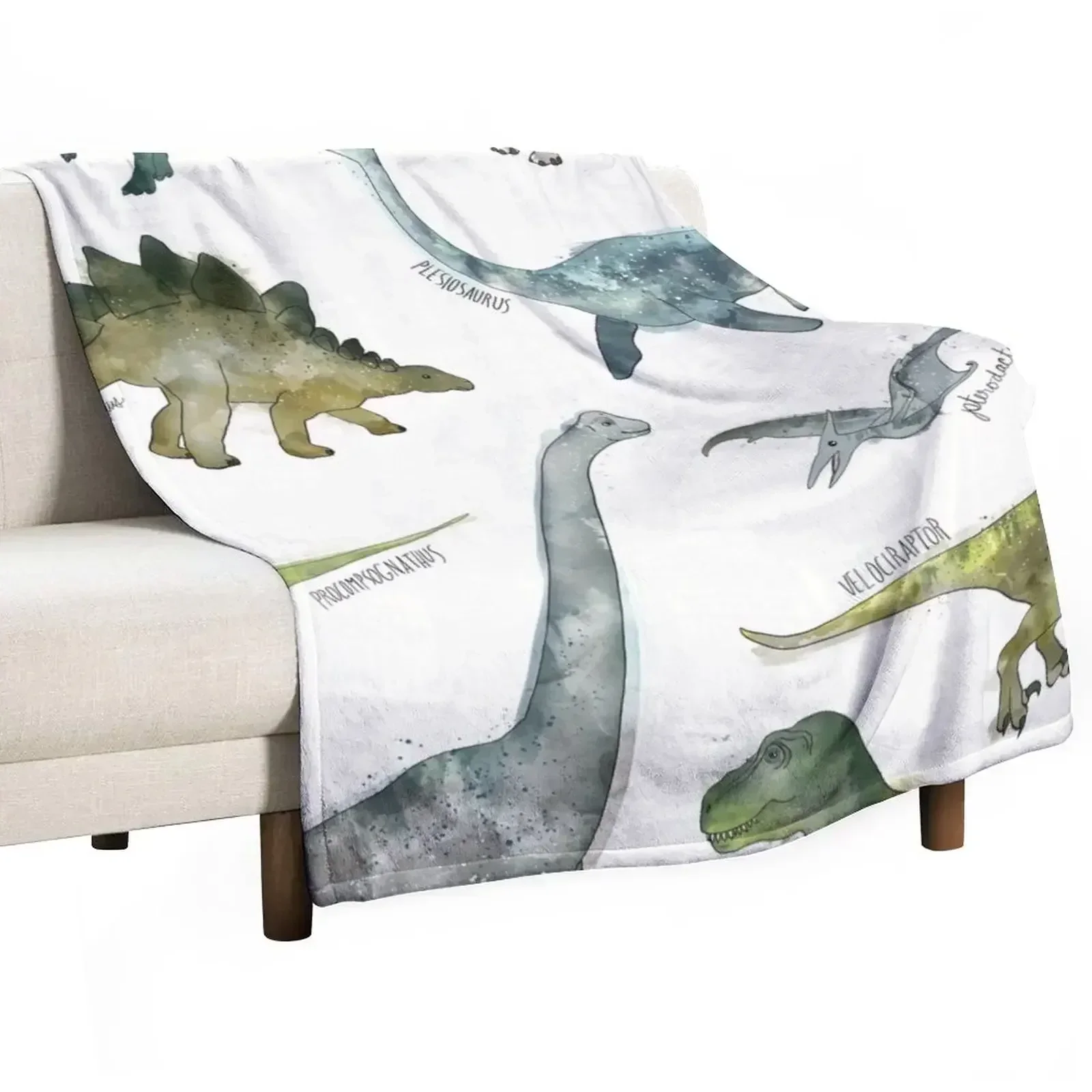 

Dinosaurs Throw Blanket Hairys Giant Sofa Blankets For Baby Kid'S Blankets