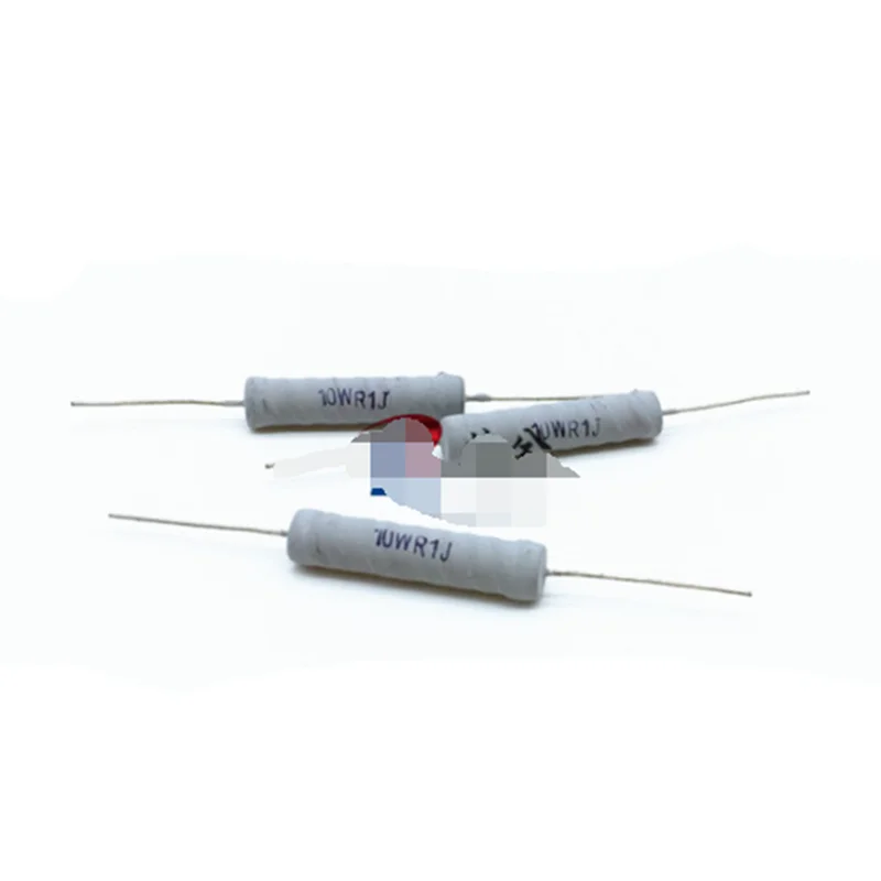 20 штук RX21-10W неподвижный провод раны Мощность резистора сопротивления 10R Ом 5%