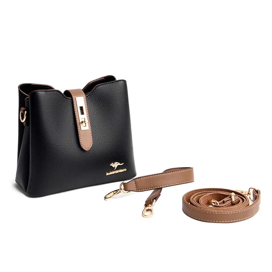 Large Capacity Shoulder Bags for Women 2022 Trend High Quality Leather Messenger Bags Fashion Tote Bag Luxury Designer Handbags