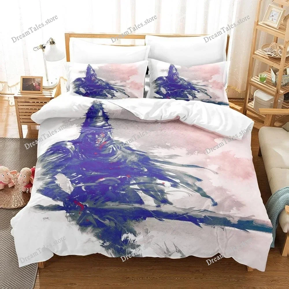 

Game Blasphemous Gamer Bedding Set Boys Girls Twin Queen Size Duvet Cover Pillowcase Bed Kids Adult Home Textileextile