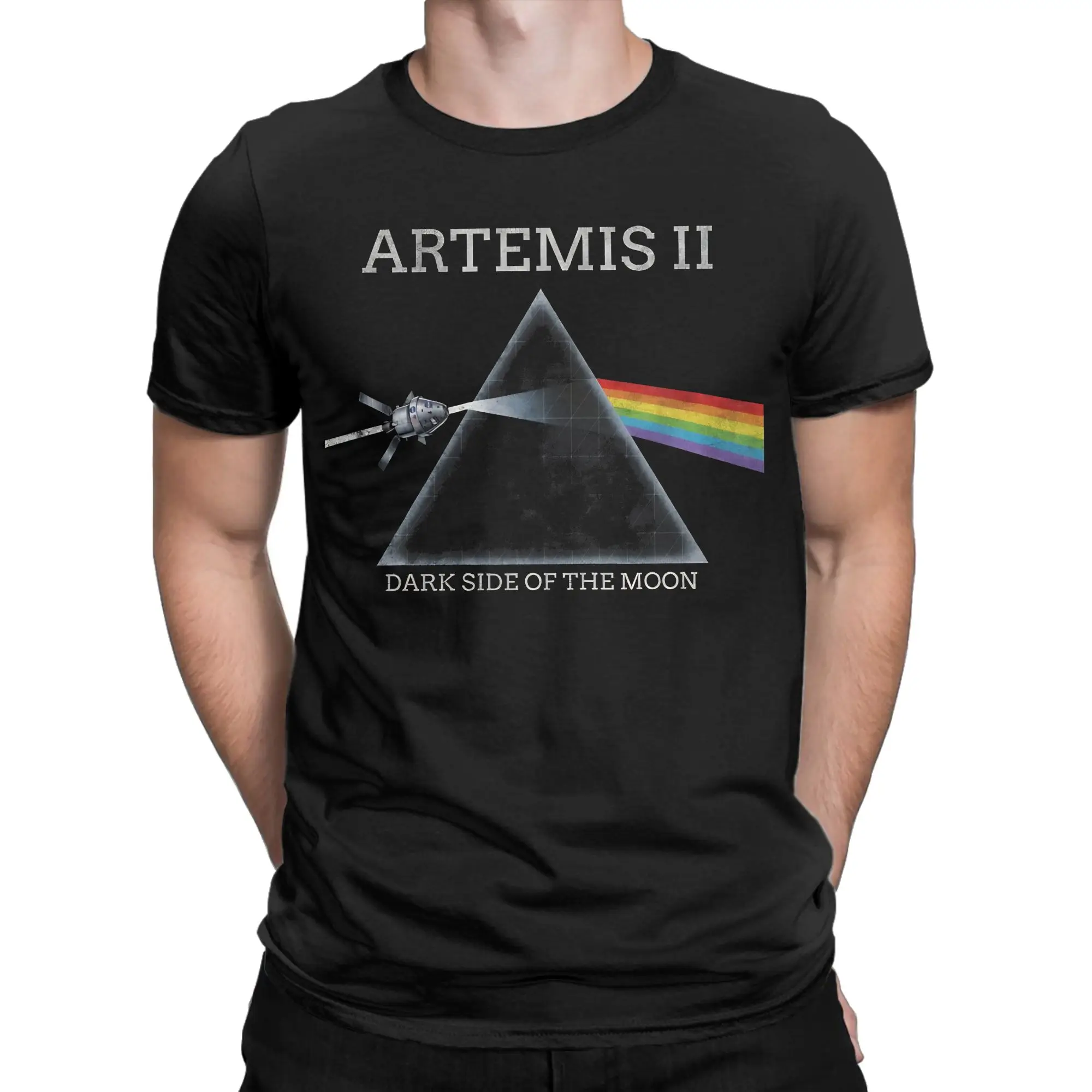 Artemis II Moon Mission Space Program Astronomy Rocket Launch T Shirt 100% Cotton T Shirts For Couple Casual Tee Shirt Y2K Tops