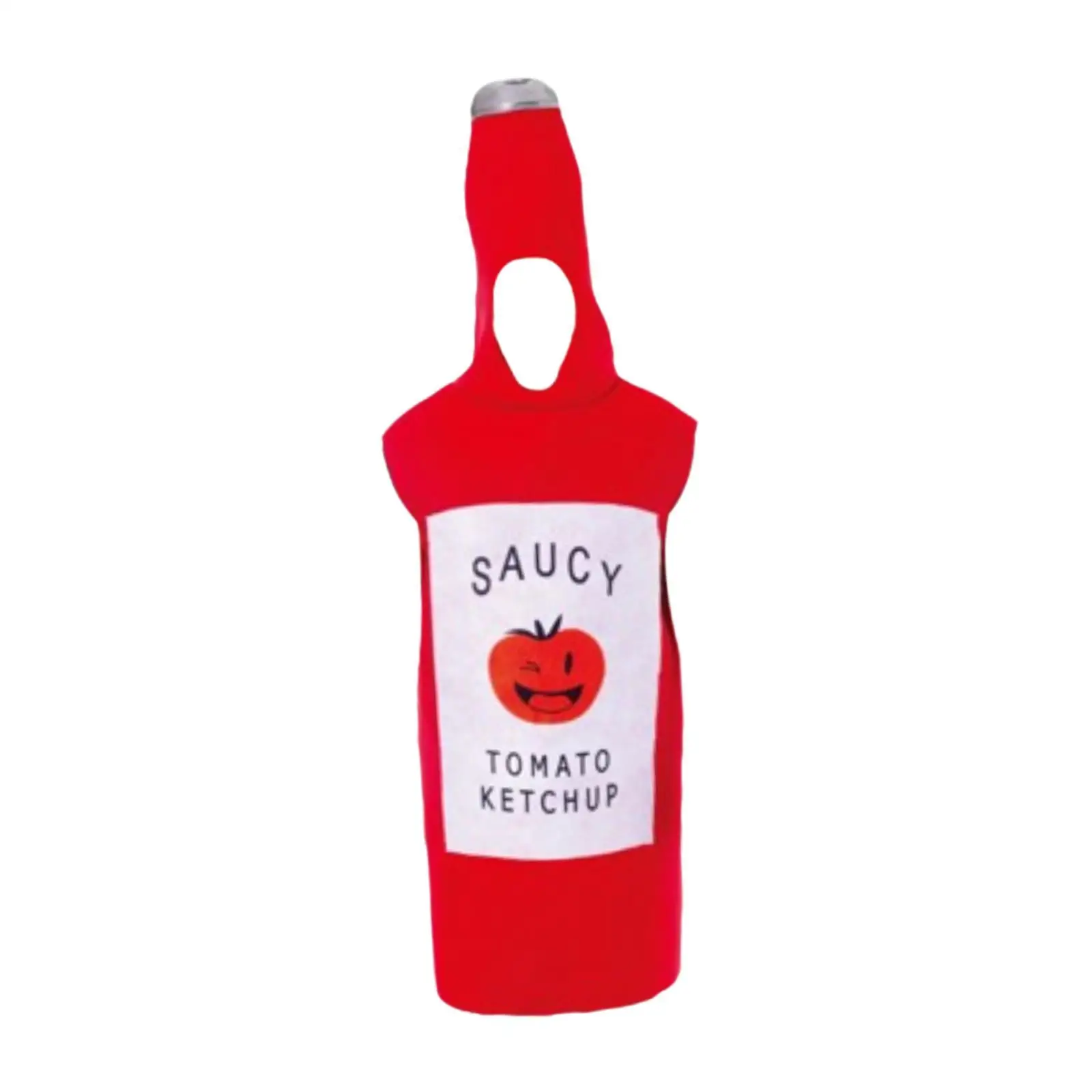 Costume da Ketchup Halloween Fun Cosplay per feste di compleanno regalo Performance sul palco