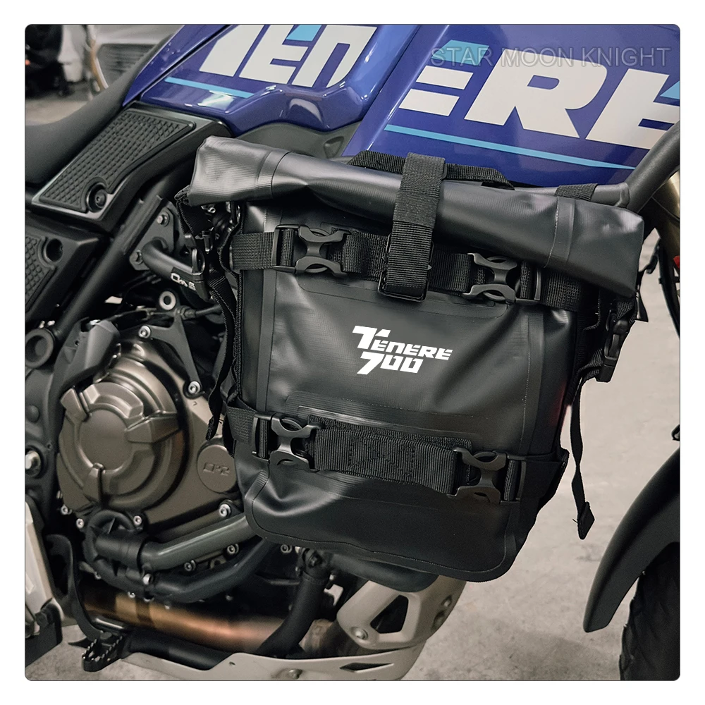 

Для YAMAHA TENERE 700 2019-2025 Tenere 700 T700, аксессуары для мотоциклов, сумка для аварийной панели, рамные бамперы, водонепроницаемая сумка для хранения инструментов