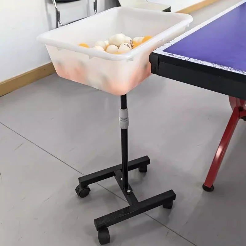 Large Capacity Table Tennis Collection Basin Adjustable Ping Pong Ball Collector Movable Multi Ball Basins Portable Sports Parts