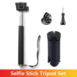 Selfie Stick Desktop Tripod Screw Adapter Base for GoPro Hero 13 12 11 10 9 Insta360 SJCAM AKASO Osmo Action Camera Accessories