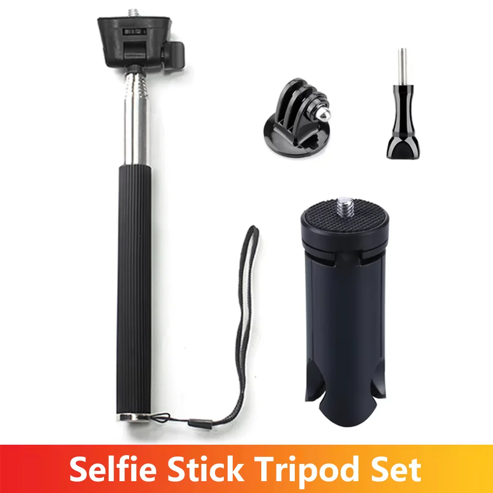 Selfie Stick Desktop Tripod Screw Adapter Base for GoPro Hero 13 12 11 10 9 Insta360 SJCAM AKASO Osmo Action Camera Accessories