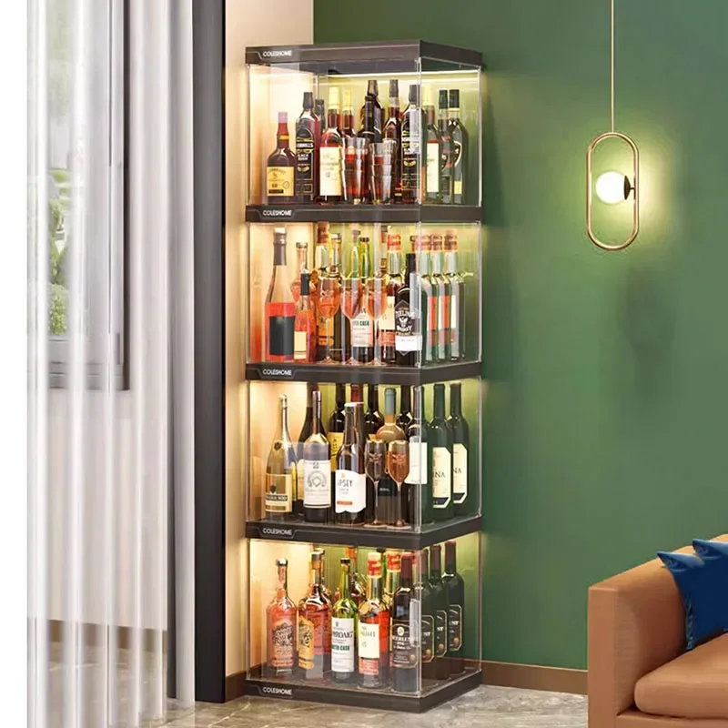 Présentoir à vin moderne de luxe, étagère de rangement murale pour salon, meubles de Bar à domicile 